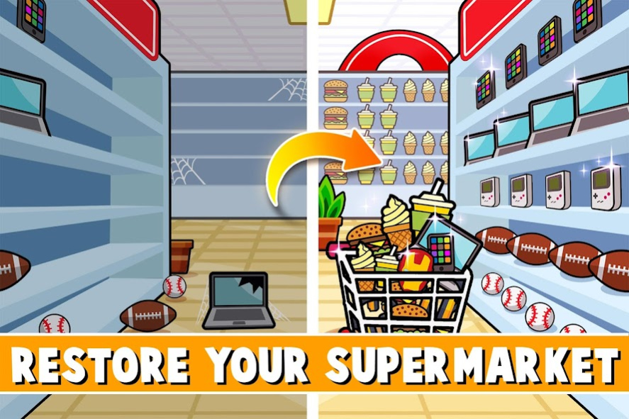 Idle Supermarket Tycoon - Idle Management Game