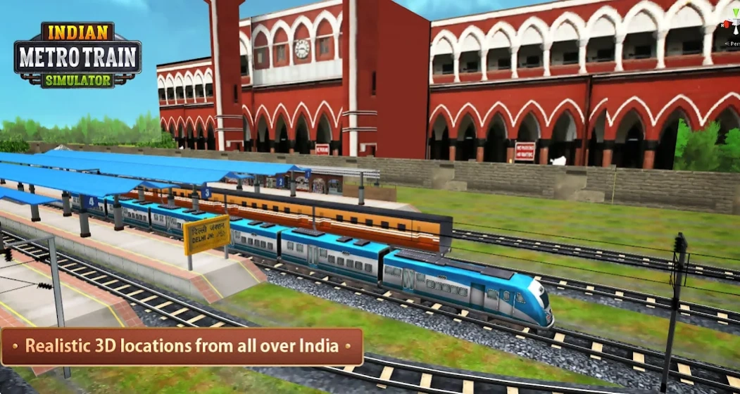 Indian Metro Train Sim 2026 50.1 Screenshot