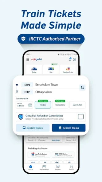 Review Screenshot - Find Out Live Train Status of Any Train