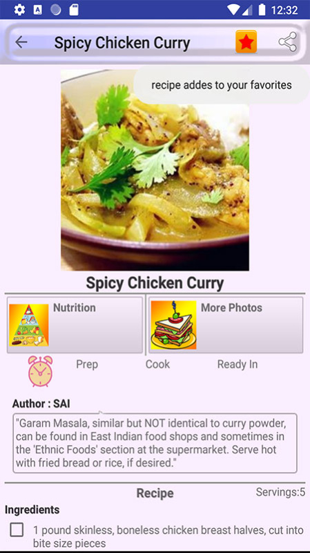 Indian Recipes 17.0 Screenshot