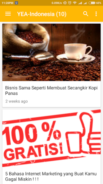 Informasi Ide Wirausaha Screenshot