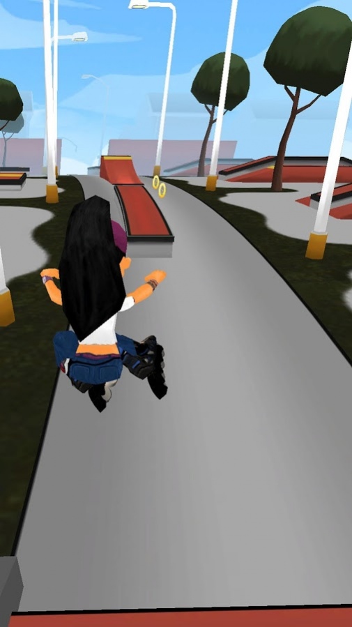 InLine Skate Rollerblade Run Screenshot