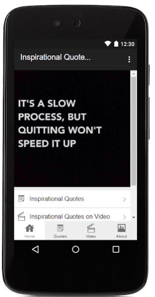 Inspirational Quotes Daily 1.0 Screenshot