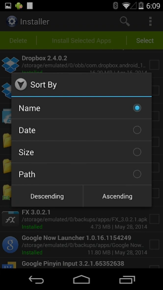 Installer - Install APK Screenshot