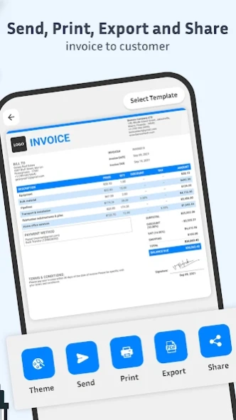 Invoice Maker, Create Receipts Screenshot