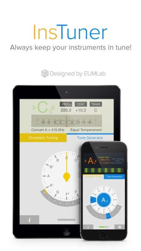 insTuner - Chromatic Tuner with Tone Generator 2.5.3 Screenshot