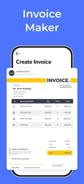 Invoice Maker & Estimate Maker Screenshot