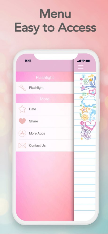 iPink Flashlight Pro 2.5 Screenshot