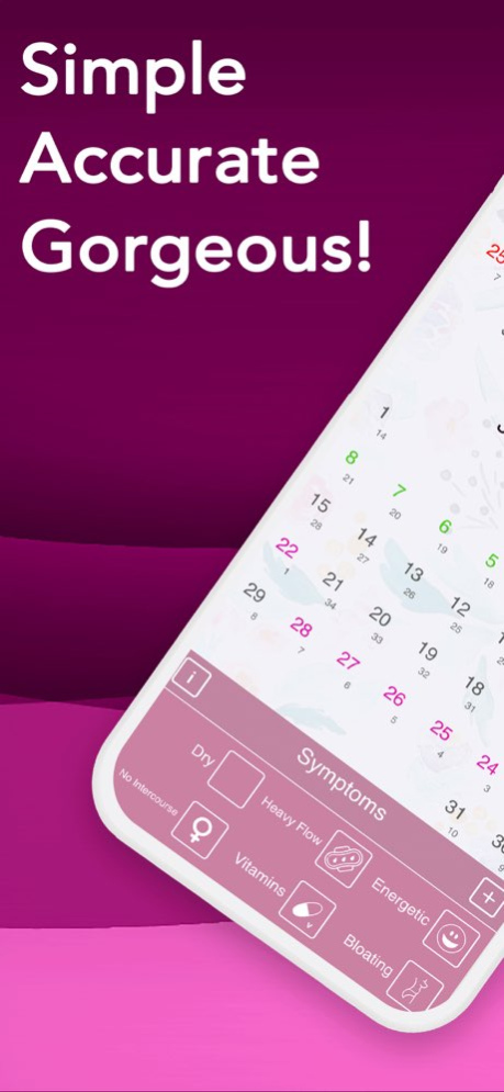 iPink Period Tracker 1.0.1 Screenshot