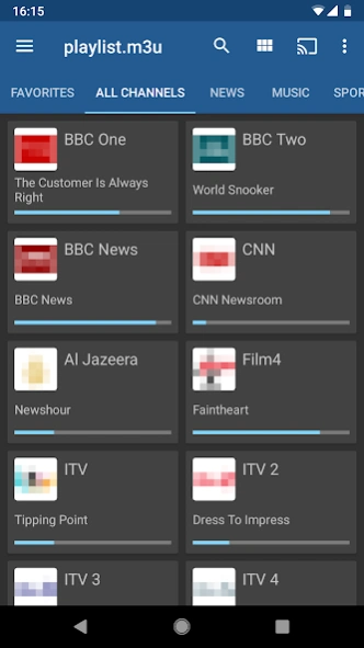 Review Screenshot - Watch IP TV Channels on Your Phone