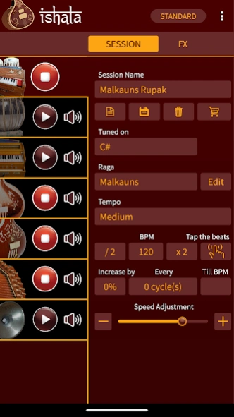 iShala - practice Indian music 5.3.2 Screenshot