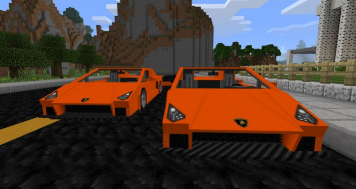 Italian lamborghini for mcpe 1.1 Screenshot