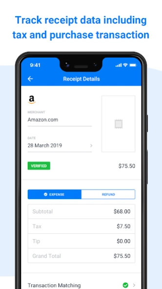 Itemize Expense 5.3.4 Screenshot