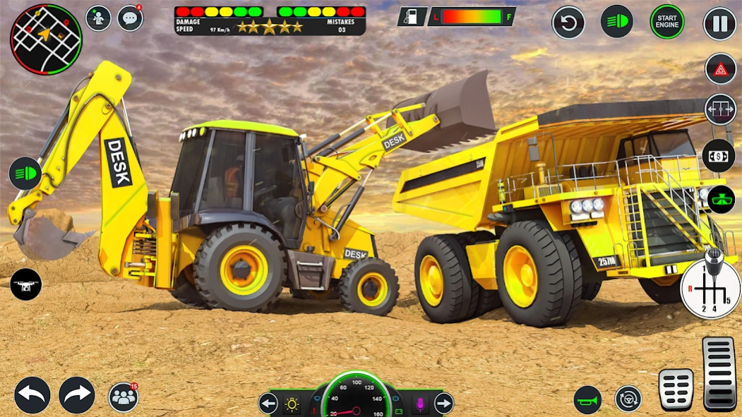 JCB Backhoe Loader Driving 3D 3.5 Screenshot