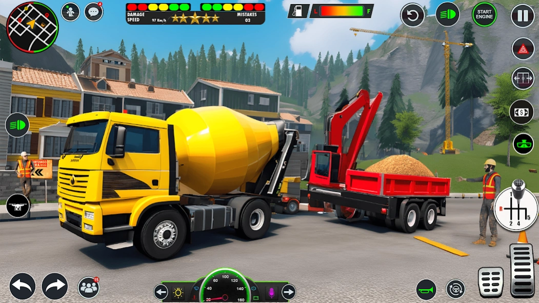 JCB Backhoe Loader Driving 3D 3.5 Screenshot