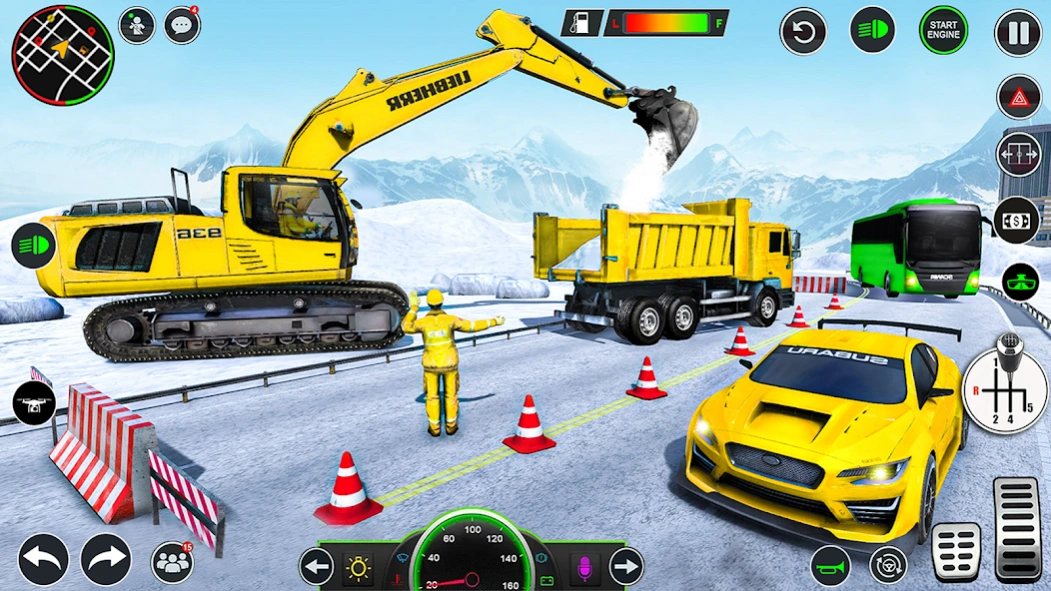 JCB Backhoe Loader Driving 3D 3.5 Screenshot