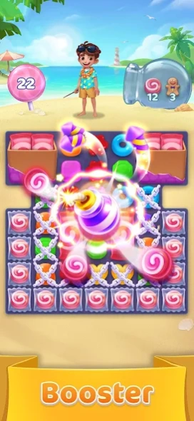 Review Screenshot - Matching Game – Match Jellies and Renovate a Ruined Town