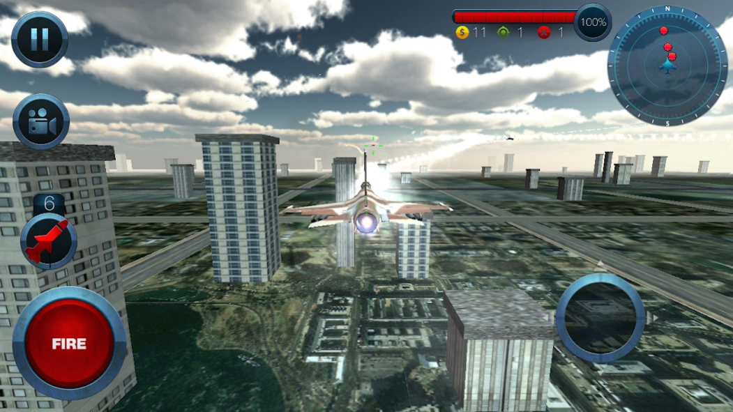 Jet Plane Fighter City 3D 1.0 Screenshot