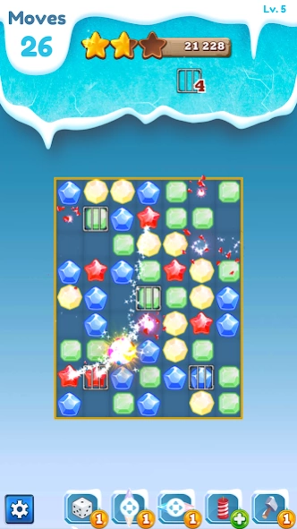 Jewel Blast Gem Frozen Match 3 2.0.5 Screenshot