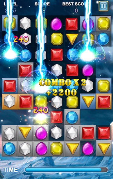 Review Screenshot - Match-3 Game – Match Identical Jewels to Score Points