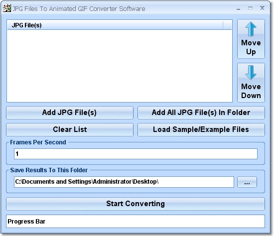 JPG Files To Animated GIF Converter Free Download