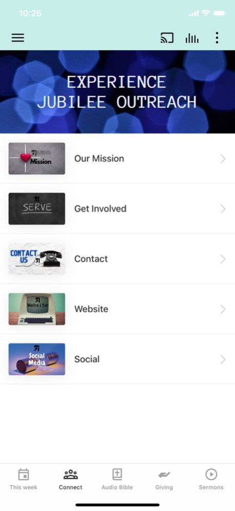 Jubilee Outreach 6.17.2 Screenshot
