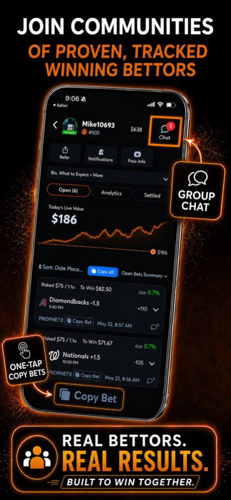 Juice Reel: Bet Tracker & Tips 3.93.0 Screenshot