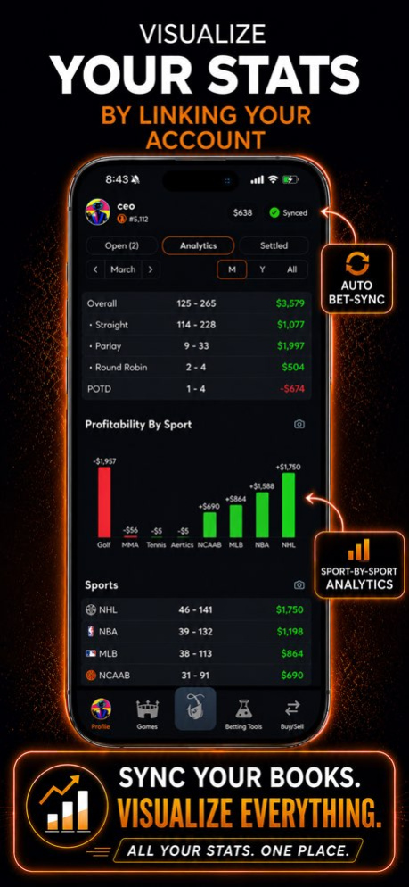 Juice Reel: Bet Tracker & Tips 3.93.0 Screenshot