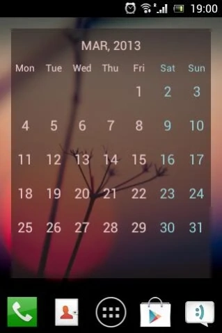 Julls' Calendar Widget Pro 3.5.3 Screenshot