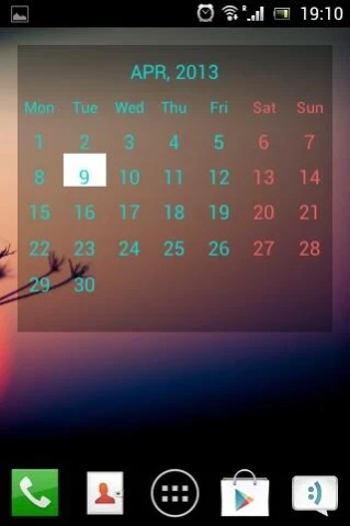 Julls' Calendar Widget Pro 3.5.3 Screenshot