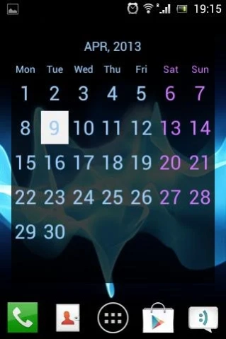 Julls' Calendar Widget Pro 3.5.3 Screenshot