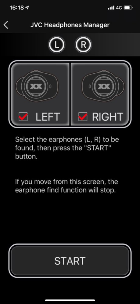 JVC Headphones Manager 1.4.0 Screenshot