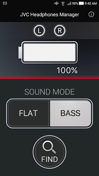 JVC Headphones Manager 1.4.0 Screenshot