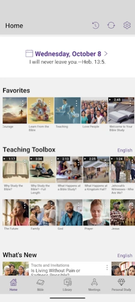 Review Screenshot - Bible App – Learn the Bible and Improve Your Life