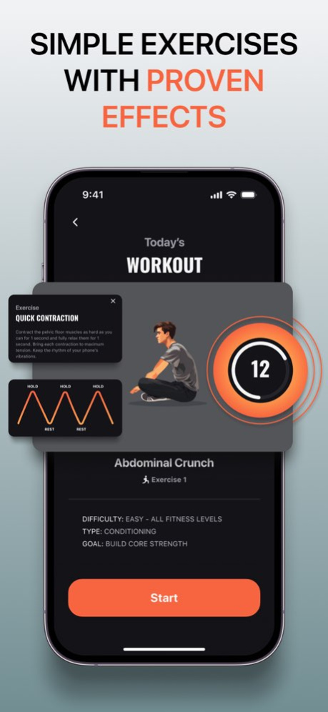 Kegel Workout: Men's Exercises Screenshot