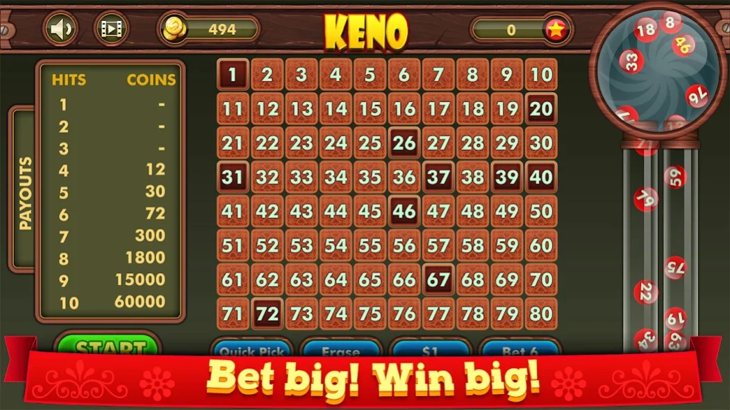 Keno 2.1 Screenshot