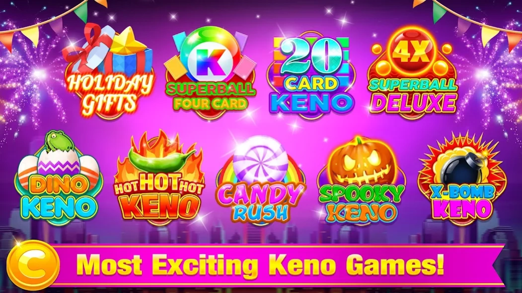 Keno: 4 Card Casino Keno Games 1.0.2 Screenshot
