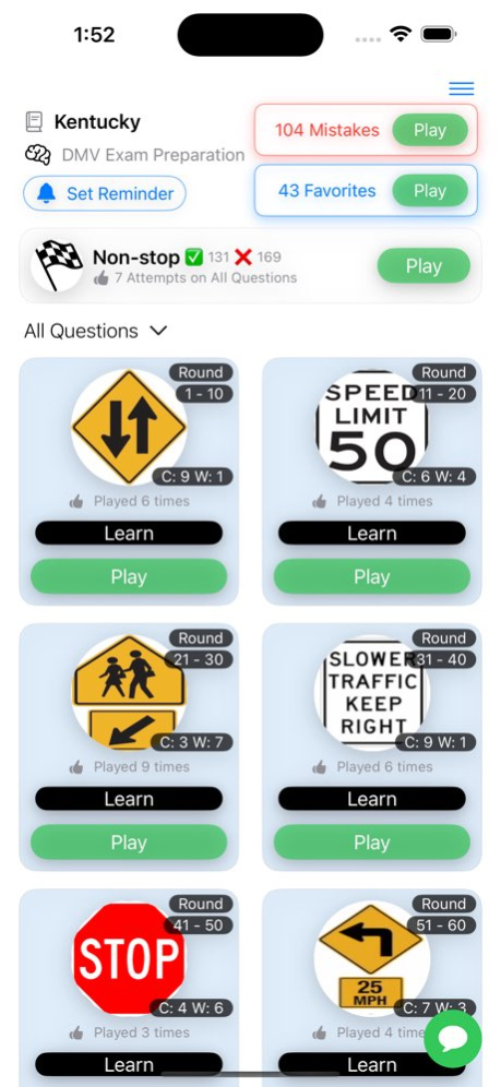 Kentucky DMV Test 2024 Prep 7.0.0 Screenshot