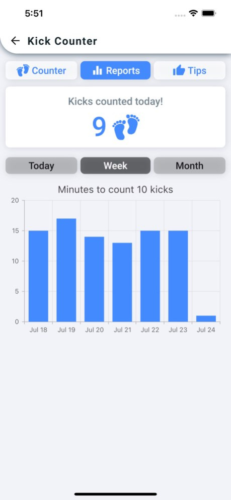 Kick Counter! 2.1.28 Screenshot