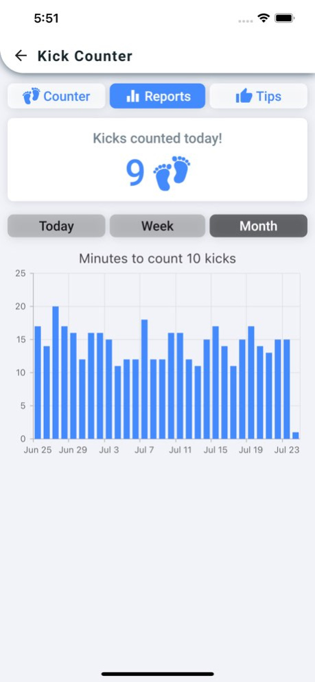 Kick Counter! 2.1.28 Screenshot