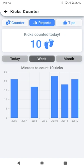 Kick Counter - Track your baby 2.1.33 Screenshot
