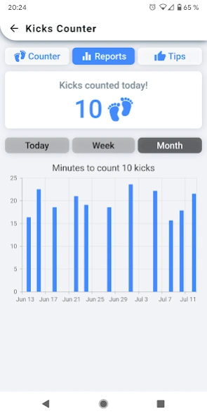 Kick Counter - Track your baby 2.1.33 Screenshot