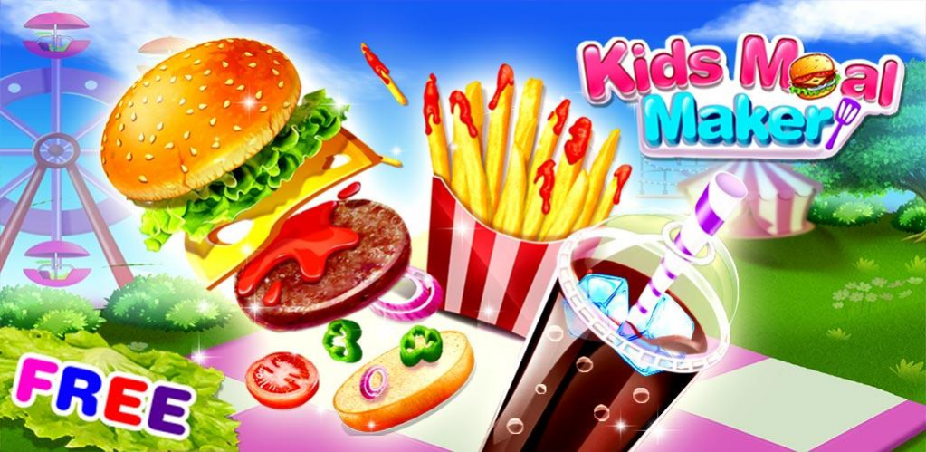 Kids Food Party Burger Maker Food Free Download