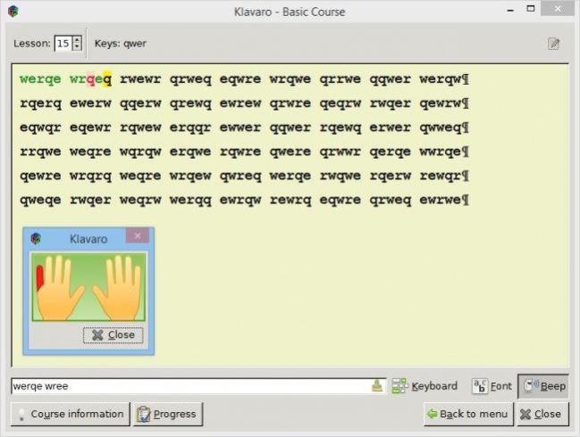 Klavaro - Touch Typing Tutor