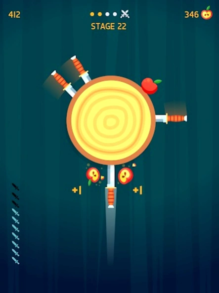 Review Screenshot - Knife Game – Break the Logs by Throwing Knives at them