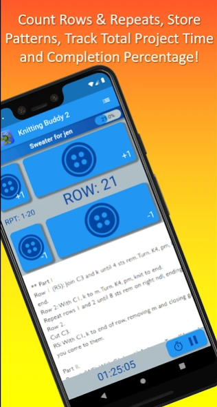 Row Counter: Knitting Buddy 2 4.7.6 Screenshot