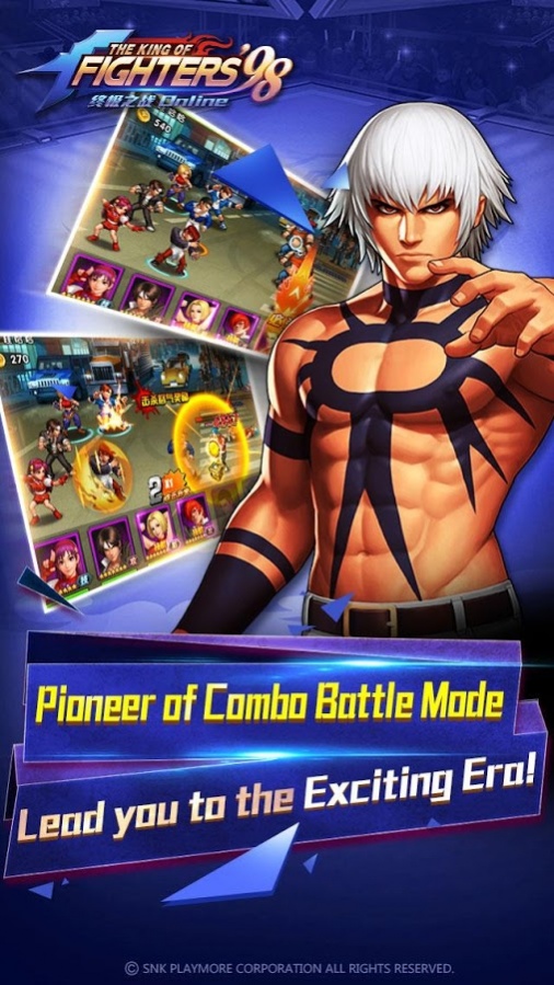 The king of fighters 98: Ultimate match online Android apk game. The king  of fighters 98: Ultimate match online free download for tablet and phone.