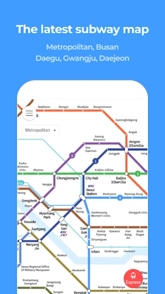 Korea Subway Map 1.1.0 Screenshot