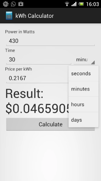 Kwh calculator hotsell