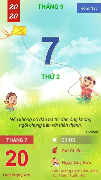 Lịch Nói 4.0 - Lịch Vạn Niên 7.1.7 Screenshot